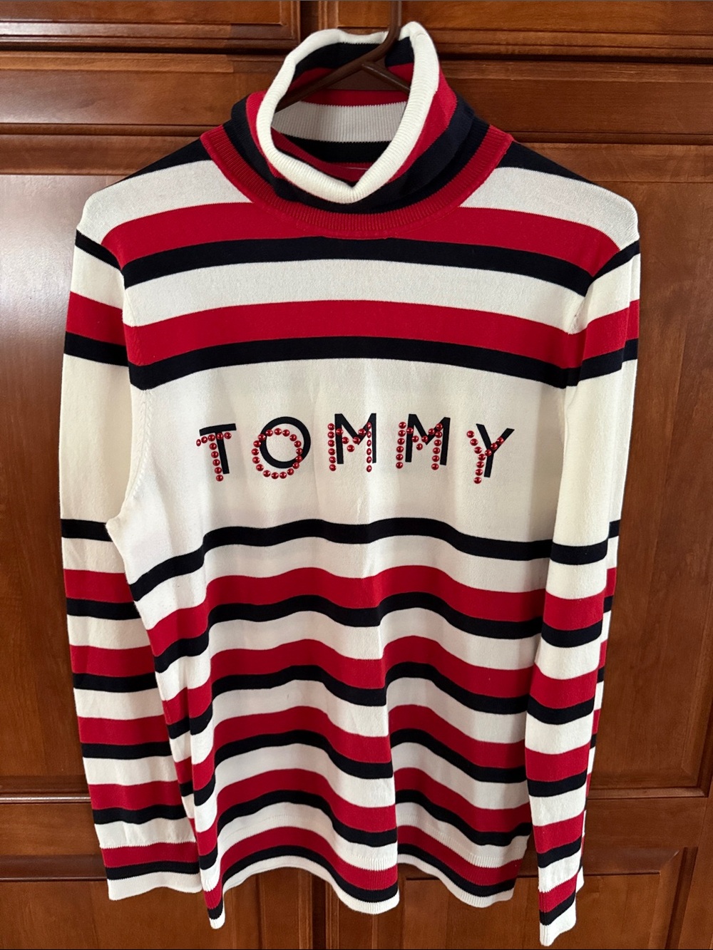 Tommy Hilfiger Striped Turtleneck Sweater